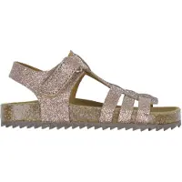 Pom pom Sandaler - Borrelås Flette - Multi Glitter - - 31 - Sandals