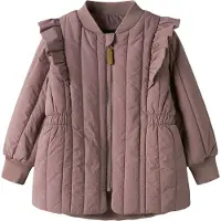 Name it Polstret Jakke - NmfMelody - Quilt - Grape Shake m. Vola - - 5 år (110) - Dunjakke