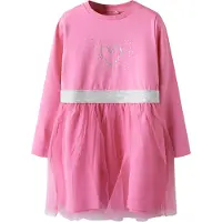 Name it Kjole - NmfPnastar - Rosa Kosmos - - 3 år (98) - Kjole