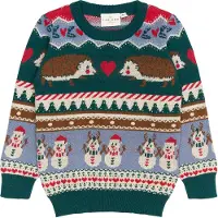 The New Genser - Strikk - TnstHoliday Jacquard - Flerfarget - - 5 år (110) - Genser