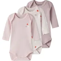Name it Body I/e - Noos - 3-pack - Carinaria/Ballery - - 3 år (98) - Langermet Body