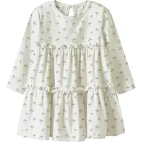 Lil´ Atelier Lil' Atelier Kjole - NmfGayo - Coconut Melk/Bell Flower - - 4 år (104) - Kjole