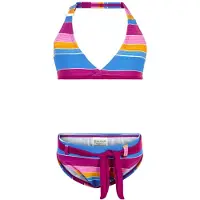 Color Kids Bikini - Bet - Berry m. Striper - - 2 år (92) - Bikini