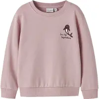 Name it Collegegenser - NmfVasacha - Polert Lilac/Narhval - - 3 år (98) - Collegegenser