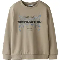 Name it Collegegenser - NkmByron - Vintage Khaki - - 13-14 år (158-164) - Collegegenser
