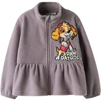 Name It Mini Fleecejakke - NmfJadda - Lavender Grå/Paw Patrol - - 4 år (104) - Fleecejakke