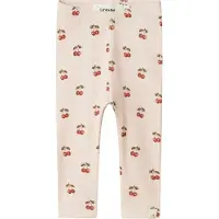 Lil´ Atelier Lil' Atelier Legging - Rib - Noos - NbfLavo - Sølv Peony m. Kir - - 56 - Leggings
