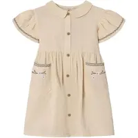 Fliink Kjole - Muslin - Amour Flower - Sandskall - - 104 - Kjole
