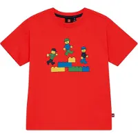 Lego Wear T-skjorte - LWAffy 706 - Rød m. Trykk - - 6 år (116) - T-skjorte