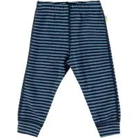 Joha Leggings - Ull - Blå m. Striper - - 80 - Leggings - Ull