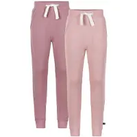 Minymo Joggebukser - 2-pack - Mesa Rose - - 12 år (152) - Joggebukse