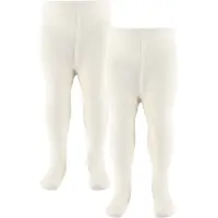 Name it Strømpebukser - Noos - Rib - NknPantyhose - 2-pack - Whi - - 11-12 år (146-152) - Strømpebukser