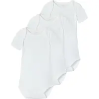 Name it Body k/e - Noos - NbnBody - 3-pack - Bright White - - 56 - Kortermet body