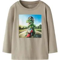 Name it Genser - NmmVoto - Vintage Khaki/Dino Motorsykkel - - 3 år (98) - Genser