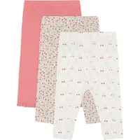 Hust and Claire Bukser - 3-pack - HCLiva Spring - Ivory - - 2 år (92) - Bukser - bomull