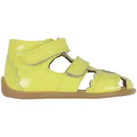 Pom pom Sandaler - To Borrelås Kamskjellformet - Yellow Patent - - 20 - Sandals