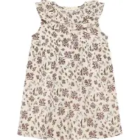 En fant Kjole - Floral Vevd - Eggnog - - 3 år (98) - Kjole