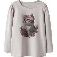 Name it Genser - NmfBoloras - Lilac Marble - - 2 år (92) - Genser