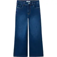 Name it Jeans - Nr. - Bred - Dark Blue Denim - - 8 år (128) - Jeans
