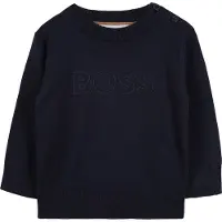 BOSS Genser - Strikk - Navy - - 2 år (92) - Genser