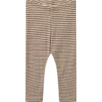 Wheat Leggings - Ull - Rib - Agi - Tre Stripe - - 74 - Leggings - Ull