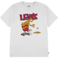 Levi's T-skjorte - Bright White m. Trykk - - 8 år (128) - T-skjorte