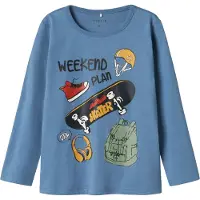 Name it Genser - NmmPlasse - Coronet Blue - - 2 år (92) - Genser