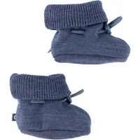 Smallstuff Barnetøfler - Ull - Denim Melert - - 68/74 - Barnetøfler