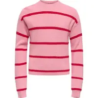 ONLY Genser - Strikk - Noos - KogFranca - Sea Rosa/Small St - - 5-6 år (110-116) - Genser