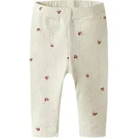 Name it Leggings - Hullmønster - NbfBerries - Peyote Melange - - 56 - Leggings