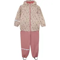 CeLaVi Regntøy m. Seler - PU - Perfekt Pale m. Blomster - - 100 - Regntøy