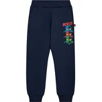 Lego Wear LEGO Ninjago Joggebukser - LwPasi 700 - Dark Navy m. Trykk - - 11 år (146) - Joggebukse