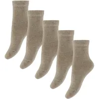 Minymo Sokker - 5-pack - Sølv Mink Melange - - 19/22 - Sokker
