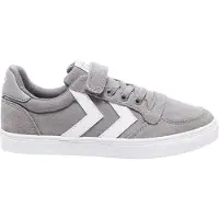 Hummel Sko - HMLSlimmer Stadil Low Jr - Frost Grey - - 40 - Sko