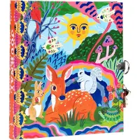 Eeboo Dagbok m. Lås - Bambi - - OneSize - Dagbok