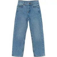 The New Jeans - Straight Fit - TnPrue - Light Blue Denim m. Brød - - 9-10 år (134-140) - Jeans