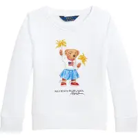 Ralph Lauren Collegegenser - Hvit m. Kosedyr - - 3 år (98) - Collegegenser