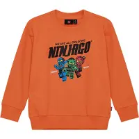 Lego Wear Ninjago Collegegenser - LwSaku - Oransje - - 10 år (140) - Collegegenser