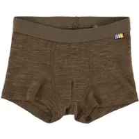 Joha Boxershorts - Ull/Silke - Brun Melert - - 110 - Boxershorts