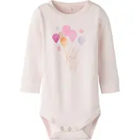 Name it Body I/e - Bomull/Modal - NbfDelilah - Carinaria/Rabbit - - 56 - Langermet Body