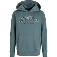Jack & Jones Hettegenser - JjeCaleb - Noos - Uvær - - 8 år (128) - Hettegenser