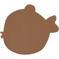 OYOY Dekkebrikke - Silikon - Liten Finn - Gummi - - OneSize - Dekkebrikke