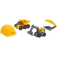 Dickie Toys Arbeidsbiler-Sett - Construction Team - Lys/Lyd - - OneSize - Bil