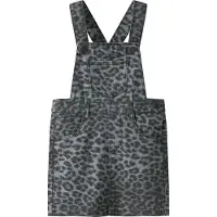 Name it Spencer - Denim - NmfOphelia - Nattugle/Grey Leopard - - 3 år (98) - Kjole
