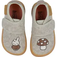 Bisgaard X Miffy Tøfler - Ull - Barfot - Sand - - 21 - Tøfler