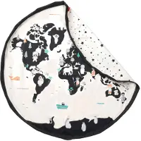 Play & Go Lekematte - Ø: 140 Cm - Verdenskart - - OneSize - Lekematte