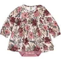 Müsli Kjolebody I/e - Bliss - Nattergal/Rot/Nostalgi Rose - - 1 år (80) - Langermet Body