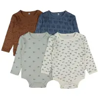 Pippi Bodyer I/e - 4-pack - Blue Mirage - - 68 - Langermet Body