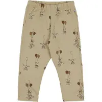 Joha Leggings - Ull - Beige m. Kaniner - - 100 - Leggings - Ull