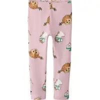Name it Leggings - Rib - NmfSoca Pippi - Minnesmerke Lilac - - 6 år (116) - Leggings